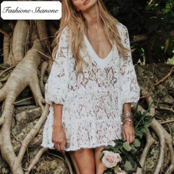 Fashione Shanone - Flared lace dress