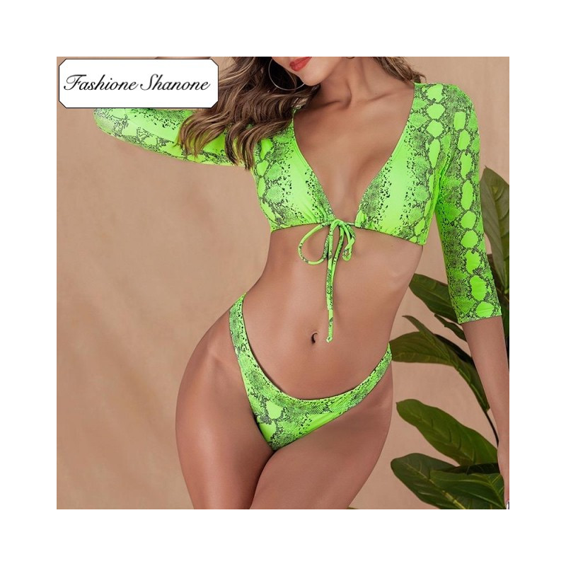Fashione Shanone - 3/4 sleeves snake bikini