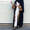 Abaya motif africain