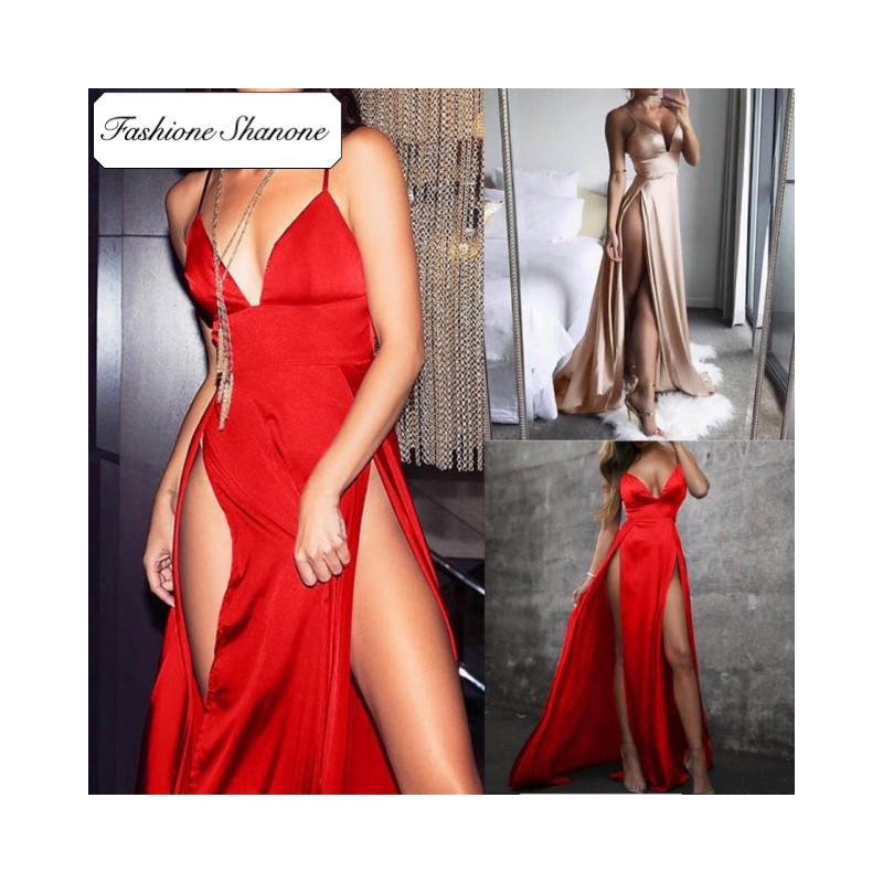 Fashione Shanone - Long satin dress