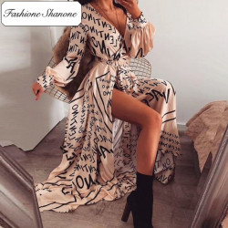 Fashione Shanone - Wrap maxi dress
