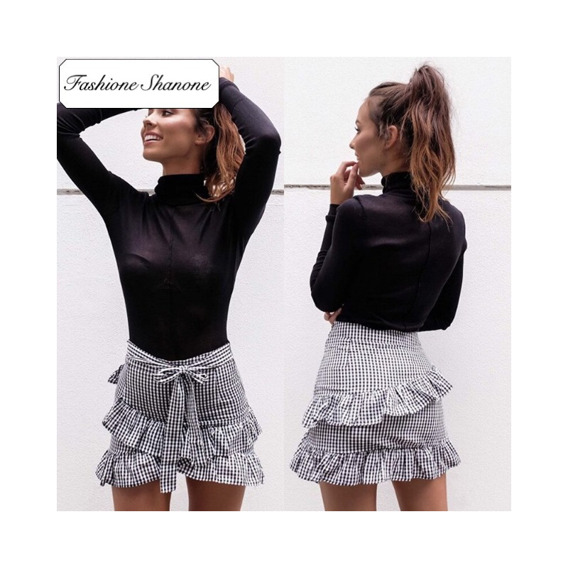 Fashione Shanone - Ruffle gingham skirt