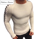 Pull moulant col rond