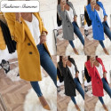 Several colors waisted coat