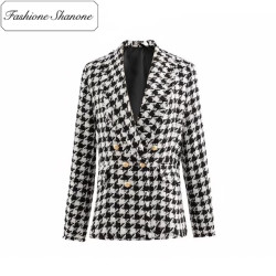 Fashione Shanone - Blazer tweed plaid