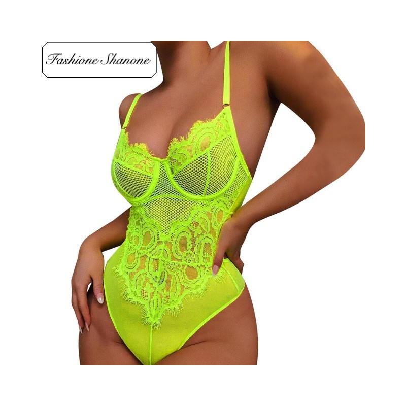 Fashione Shanone - Neon green bodysuit