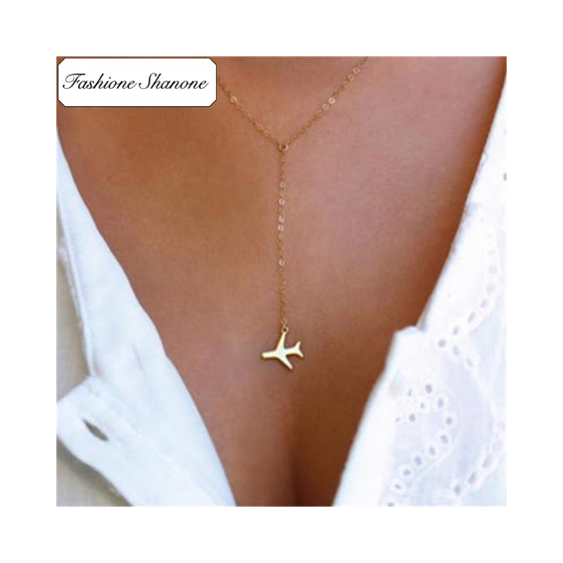 Fashione Shanone - Airplane necklace
