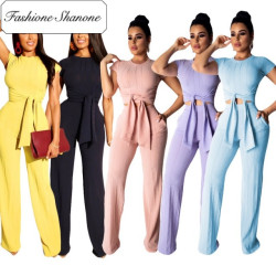 Fashione Shanone - Wide pants and top set