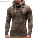 Brown hooded sweater