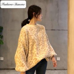 Fashione Shanone - Oversized leopard sweater