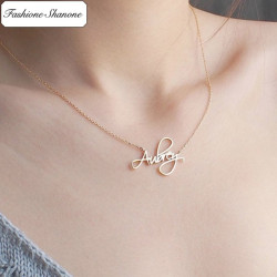 Customizable letter necklace - Gift idea