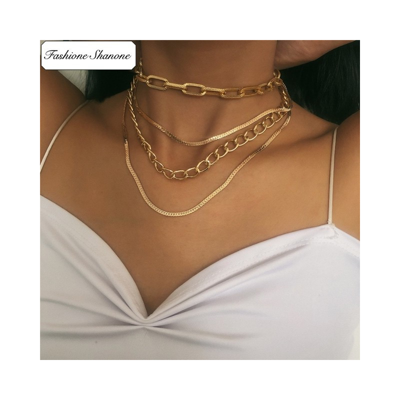 Fashione Shanone - Multi chain necklace
