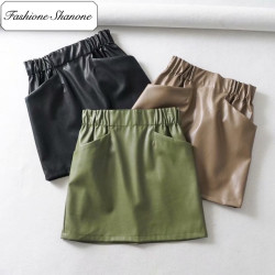 Fashione Shanone - Leather skirt
