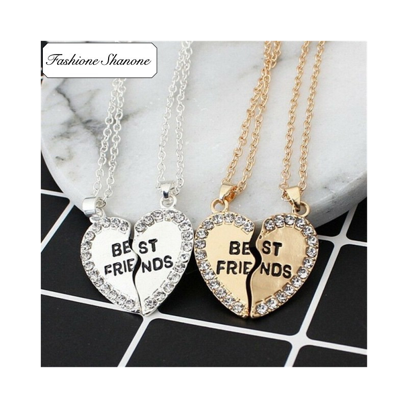 Fashione Shanone - Heart necklace best friends