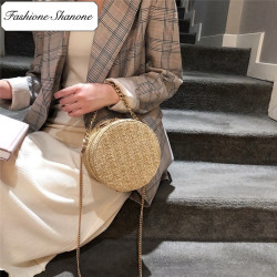Fashione Shanone - Round wicker bag