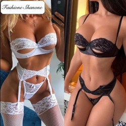 Fashione Shanone - Hollow out lingerie set