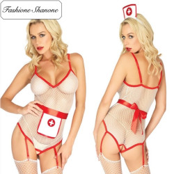 Fashione Shanone - Ensemble de lingerie infirmière sexy