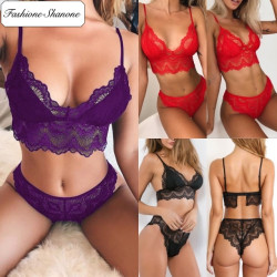 Fashione Shanone - Lace bra and thong set