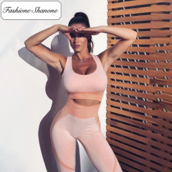 Fashione Shanone - Ensemble fitness rose