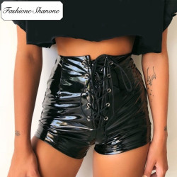 Fashione Shanone - Mini short en vinyle