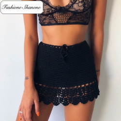 Fashione Shanone - Mini jupe en crochet