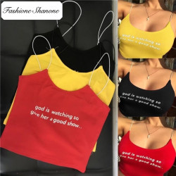 Fashione Shanone - Crop top with text