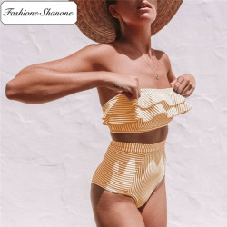 Fashione Shanone - Bikini taille haute rayé