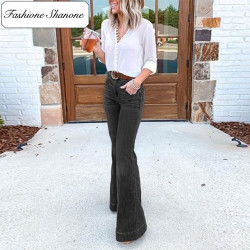 Fashione Shanone - Flare high waist jeans