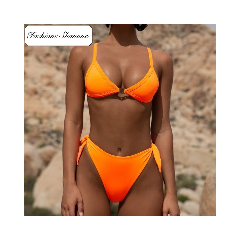 Fashione Shanone - Orange high waist bikini