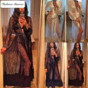 Fashione Shanone - Lace and satin dressing gown