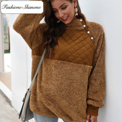 Fashione Shanone - Quilted fleece sweater