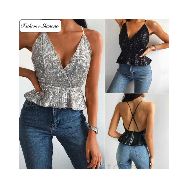 Fashione Shanone - Sequined top