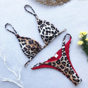 Leopard triangle bikini