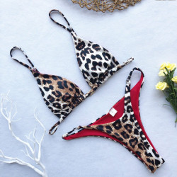 Fashione Shanone | Leopard triangle bikini
