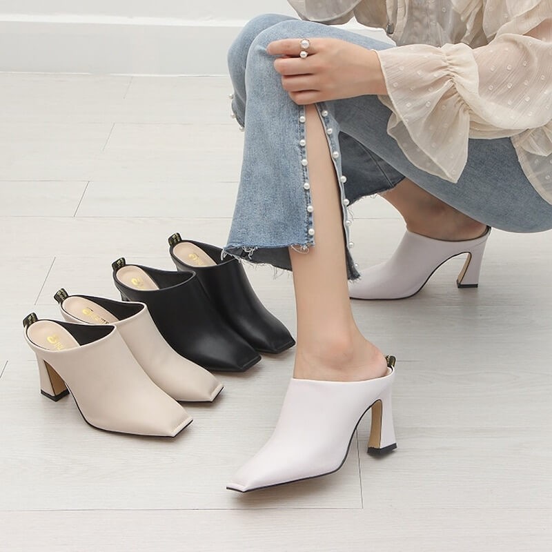 Fashione Shanone | Mules bout carré