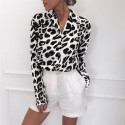 Long sleeves leopard shirt