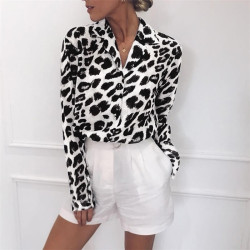 Fashione Shanone | Long sleeves leopard shirt