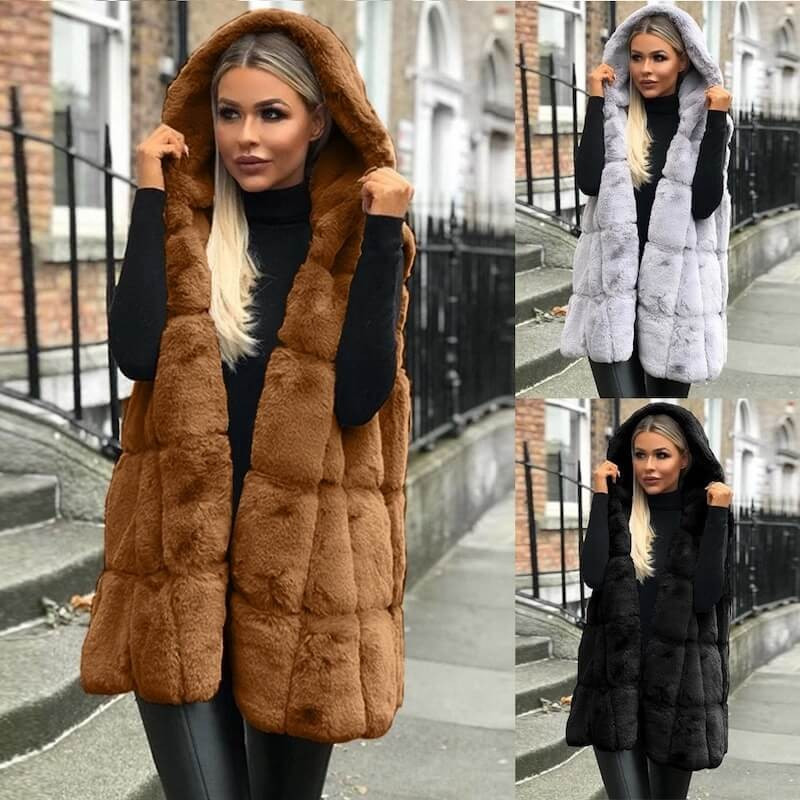 Fashione Shanone | Sleeveless fur jacket