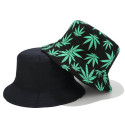 Reversible cannabis bucket hat