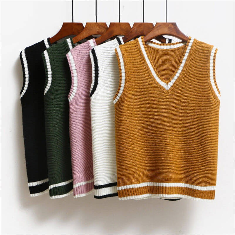 Fashione Shanone | Bicolor vest sweater
