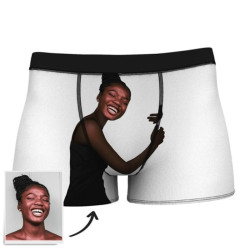 Funny boxer briefs for men customized underwear for boyfriend