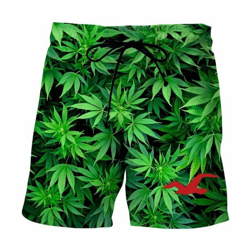 Cannabis swim shorts