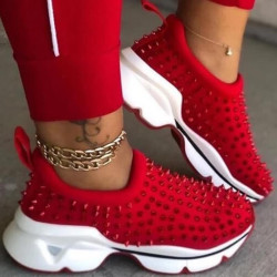 Sock sneakers with spikes