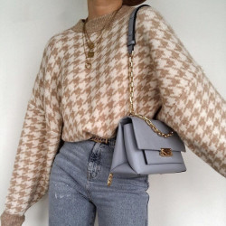 Houndstooth sweater