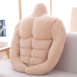 Muscular man plush muscular body man pillow