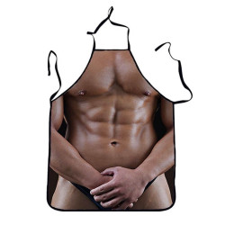 Sexy muscular man apron