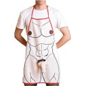 Naked male with penis apron