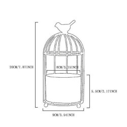 Bird cage flowerpot