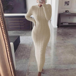 Maxi knit dress