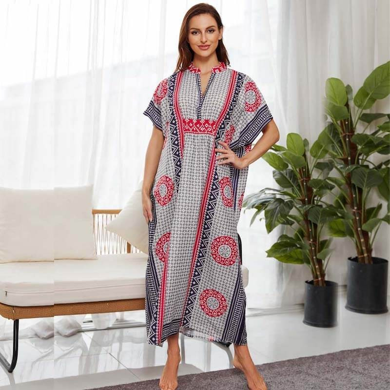 Arabic caftan maxi dress